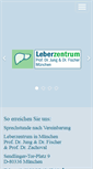 Mobile Screenshot of leberzentrum-muenchen.de