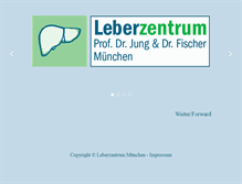 Tablet Screenshot of leberzentrum-muenchen.de